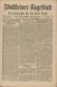 Wollsteiner Tageblatt: Generalanzeiger für den Kreis Bomst: mit der Gratis-Beilage: "Blätter und Blüten" 1909.06.20 Nr142