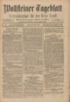 Wollsteiner Tageblatt: Generalanzeiger für den Kreis Bomst: mit der Gratis-Beilage: "Blätter und Blüten" 1909.06.27 Nr148