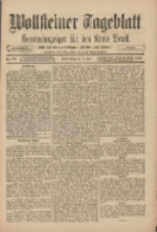 Wollsteiner Tageblatt: Generalanzeiger für den Kreis Bomst: mit der Gratis-Beilage: "Blätter und Blüten" 1909.07.08 Nr157
