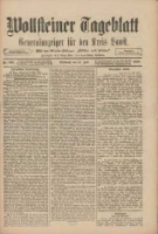 Wollsteiner Tageblatt: Generalanzeiger für den Kreis Bomst: mit der Gratis-Beilage: "Blätter und Blüten" 1909.07.14 Nr162