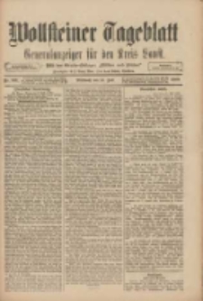 Wollsteiner Tageblatt: Generalanzeiger für den Kreis Bomst: mit der Gratis-Beilage: "Blätter und Blüten" 1909.07.14 Nr162