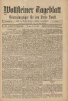 Wollsteiner Tageblatt: Generalanzeiger für den Kreis Bomst: mit der Gratis-Beilage: "Blätter und Blüten" 1909.07.18 Nr166