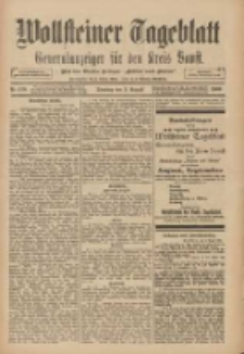 Wollsteiner Tageblatt: Generalanzeiger für den Kreis Bomst: mit der Gratis-Beilage: "Blätter und Blüten" 1909.08.03 Nr179