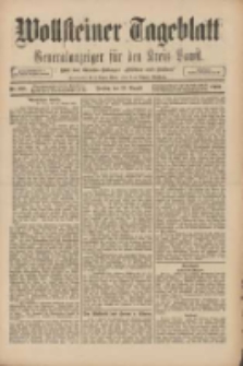 Wollsteiner Tageblatt: Generalanzeiger für den Kreis Bomst: mit der Gratis-Beilage: "Blätter und Blüten" 1909.08.13 Nr188