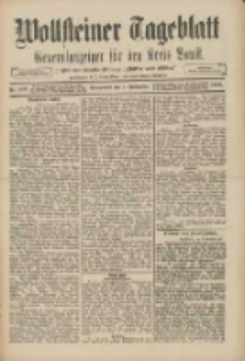 Wollsteiner Tageblatt: Generalanzeiger für den Kreis Bomst: mit der Gratis-Beilage: "Blätter und Blüten" 1909.09.04 Nr207