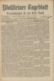 Wollsteiner Tageblatt: Generalanzeiger für den Kreis Bomst: mit der Gratis-Beilage: "Blätter und Blüten" 1909.09.22 Nr222