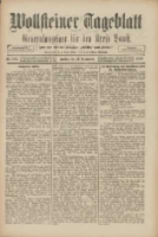 Wollsteiner Tageblatt: Generalanzeiger f&uuml;r den Kreis Bomst: mit der Gratis-Beilage: "Bl&auml;tter und Bl&uuml;ten" 1909.09.24 Nr224