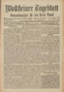 Wollsteiner Tageblatt: Generalanzeiger f&uuml;r den Kreis Bomst: mit der Gratis-Beilage: "Bl&auml;tter und Bl&uuml;ten" 1909.09.29 Nr228