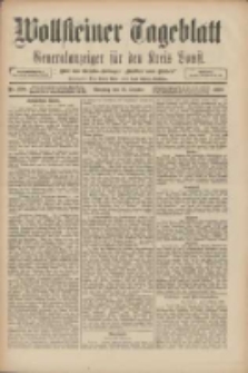 Wollsteiner Tageblatt: Generalanzeiger für den Kreis Bomst: mit der Gratis-Beilage: "Blätter und Blüten" 1909.10.10 Nr238
