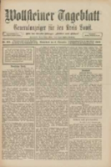 Wollsteiner Tageblatt: Generalanzeiger für den Kreis Bomst: mit der Gratis-Beilage: "Blätter und Blüten" 1909.11.06 Nr261