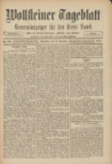 Wollsteiner Tageblatt: Generalanzeiger für den Kreis Bomst: mit der Gratis-Beilage: "Blätter und Blüten" 1909.11.13 Nr267