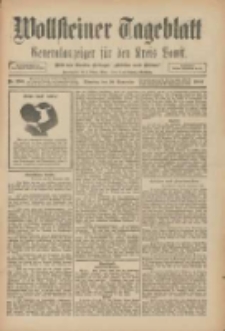 Wollsteiner Tageblatt: Generalanzeiger für den Kreis Bomst: mit der Gratis-Beilage: "Blätter und Blüten" 1909.11.30 Nr280
