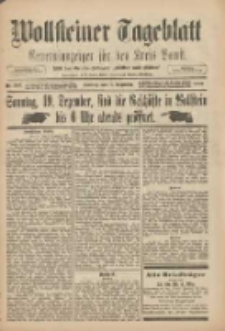 Wollsteiner Tageblatt: Generalanzeiger für den Kreis Bomst: mit der Gratis-Beilage: "Blätter und Blüten" 1909.12.19 Nr297