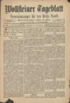 Wollsteiner Tageblatt: Generalanzeiger für den Kreis Bomst: mit der Gratis-Beilage: "Blätter und Blüten" 1909.12.25 Nr302