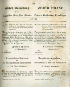 Gesetz-Sammlung für die Königlichen Preussischen Staaten. 1854.07.08 No26