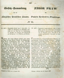 Gesetz-Sammlung für die Königlichen Preussischen Staaten. 1854.08.19 No32