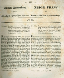 Gesetz-Sammlung für die Königlichen Preussischen Staaten. 1854.08.30 No34