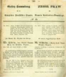 Gesetz-Sammlung für die Königlichen Preussischen Staaten. 1859.11.19 No43