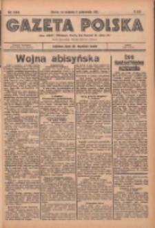 Gazeta Polska: codzienne pismo polsko-katolickie dla wszystkich stanów 1935.10.06 R.39 Nr233