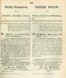 Gesetz-Sammlung für die Königlichen Preussischen Staaten. 1864.11.30 No43