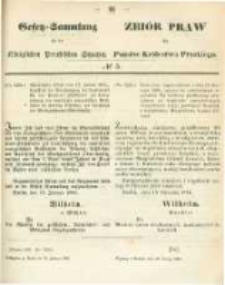 Gesetz-Sammlung für die Königlichen Preussischen Staaten. 1866.02.26 No5