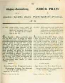 Gesetz-Sammlung für die Königlichen Preussischen Staaten. 1866.05.04 No16