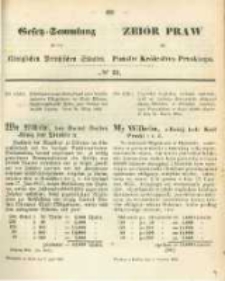 Gesetz-Sammlung für die Königlichen Preussischen Staaten. 1866.06.02 No21