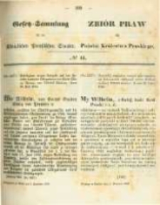 Gesetz-Sammlung für die Königlichen Preussischen Staaten. 1866.09.01 No44