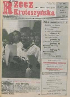 Rzecz Krotoszyńska 1998.07.09 R.9 Nr27(183)