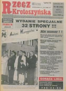 Rzecz Krotoszyńska 1998.10.07 R.9 Nr40(196)