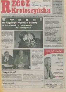 Rzecz Krotoszyńska 1998.11.04 R.9 Nr44(200)