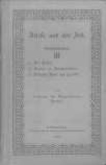 &Auml;lteste und alte Zeit. Fragmente III. Der Katte ; Gaelica zu Sanchoniathon ; Bethams Gael and Cimbri