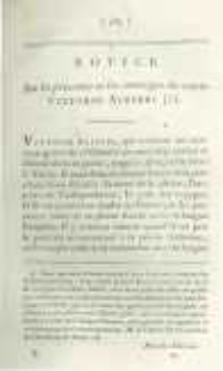 Archives littéraires de l'Europe: ou mélanges de littérature, d'histoire et de philosophie par une société de gens de lettres. Suivis d'une Gazette littéraire universelle. 1804 T.3 No.8