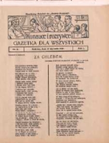 Ku nauce i rozrywce: gazetka dla wszystkich: bezpłatny dodatek do "Gazety Polskiej" 1929.01.17 R.1 Nr3