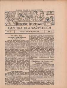 Ku nauce i rozrywce: gazetka dla wszystkich: bezpłatny dodatek do "Gazety Polskiej" 1929.01.31 R.1 Nr5