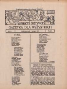 Ku nauce i rozrywce: gazetka dla wszystkich: bezpłatny dodatek do "Gazety Polskiej" 1929.02.07 R.1 Nr6
