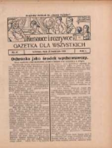 Ku nauce i rozrywce: gazetka dla wszystkich: bezpłatny dodatek do "Gazety Polskiej" 1929.04.25 R.1 Nr17
