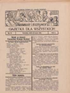 Ku nauce i rozrywce: gazetka dla wszystkich: bezpłatny dodatek do "Gazety Polskiej" 1929.05.23 R.1 Nr21