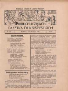 Ku nauce i rozrywce: gazetka dla wszystkich: bezpłatny dodatek do "Gazety Polskiej" 1929.05.30 R.1 Nr22