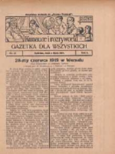 Ku nauce i rozrywce: gazetka dla wszystkich: bezpłatny dodatek do "Gazety Polskiej" 1929.07.04 R.1 Nr27