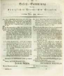 Gesetz-Sammlung für die Königlichen Preussischen Staaten. 1819 No20