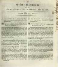 Gesetz-Sammlung für die Königlichen Preussischen Staaten. 1819 No21