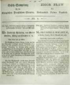 Gesetz-Sammlung für die Königlichen Preussischen Staaten. 1820 No7