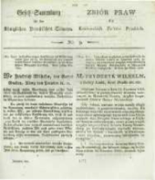 Gesetz-Sammlung für die Königlichen Preussischen Staaten. 1820 No9