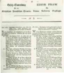 Gesetz-Sammlung für die Königlichen Preussischen Staaten. 1827 No2