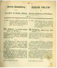 Gesetz-Sammlung für die Königlichen Preussischen Staaten. 1862.02.06 No5