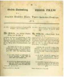 Gesetz-Sammlung für die Königlichen Preussischen Staaten. 1862.03.11 No8