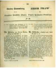 Gesetz-Sammlung für die Königlichen Preussischen Staaten. 1862.06.18 No20