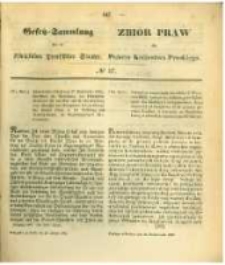 Gesetz-Sammlung für die Königlichen Preussischen Staaten. 1862.10.25 No37