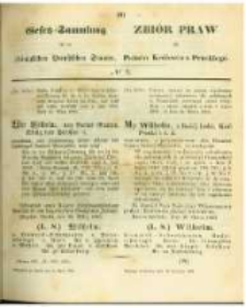 Gesetz-Sammlung für die Königlichen Preussischen Staaten. 1863.04.10 No9